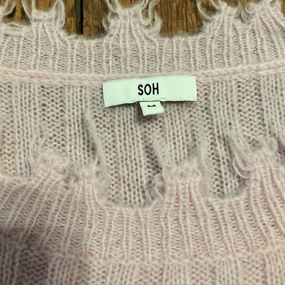 SOH Deconstructed Rib Pullover Medium - Picture 2 of 5
